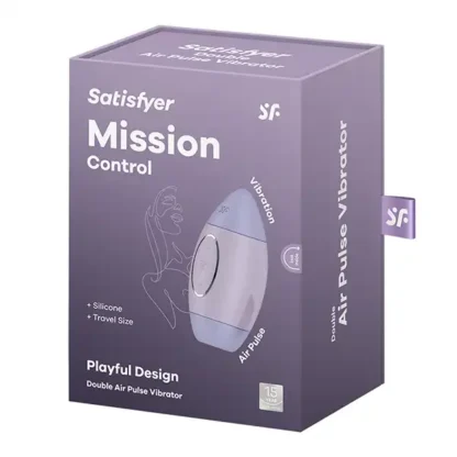 Satisfyer Mission Control Air Pulse Clitoral Stimulator Packaging