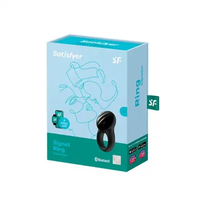Satisfyer Signet Ring Vibrating Penis Ring Packaging