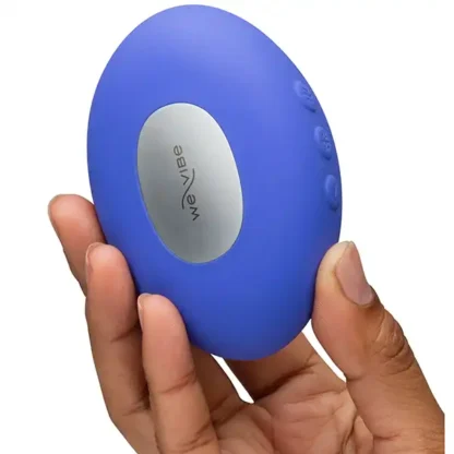 We-Vibe Temp Vibrator Held In Hand Top Showing