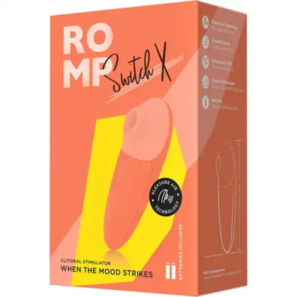 Romp Switch X Clitoral Stimulator Packaging