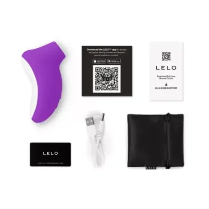 Lelo Sona Originals Sonic Clitoral Massager Package Contents