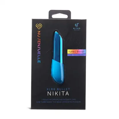 Nu Sensuelle XLR8 Bullet Nikita Vibrator Packaging Front