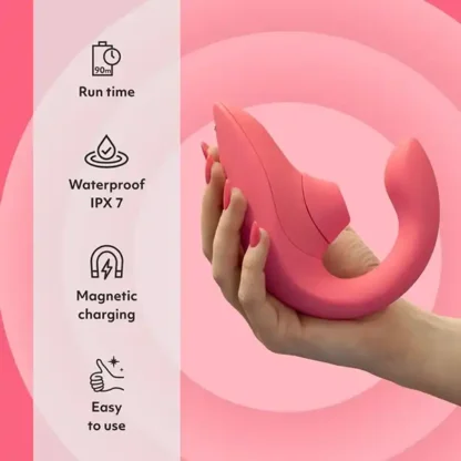 Womanizer Blend Pleasure Air Rabbit Vibrator Features