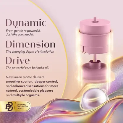 Womanizer Next Duo Clitoral & G-Spot Dual Stimulator Dynamic Dimension Drive Details
