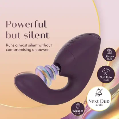 Womanizer Next Duo Clitoral & G-Spot Dual Stimulator Powerful But Silent