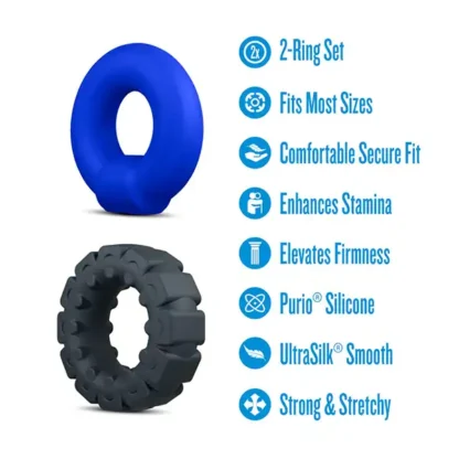 Blush Performance Plus 2-Ring Set Features