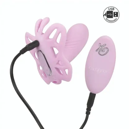CalExotics Venus Butterfly Venus G Vibrator and Remote Charging