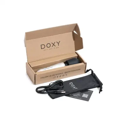 Doxy Go Wand Vibrator Package Contents
