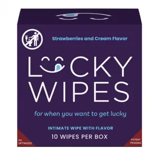 Sweetums Strawberries and Cream Flavored Men's Wipes