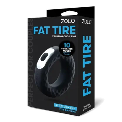 Zolo Fat Tire Vibrating C-Ring Packaging