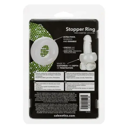 CalExotics Stopper Ring Packaging Back