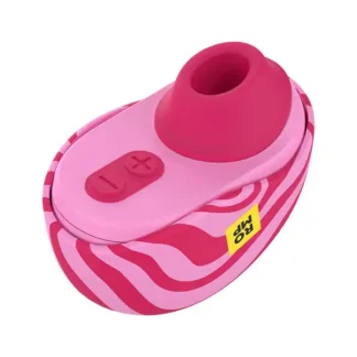 ROMP Spin Discreet Pleasure Air Clitoral Stimulator Angled View