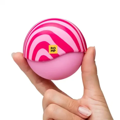ROMP Spin Discreet Pleasure Air Clitoral Stimulator Closed Held In Hand