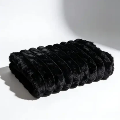 Liberator Fascinator Fur Luxe Queen Waterproof Throw Black