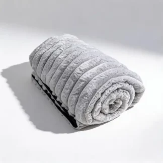 Liberator Fascinator Fur Luxe Queen Waterproof Throw Grey