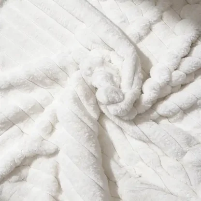 Liberator Fascinator Fur Luxe Queen Waterproof Throw Sqrunched up